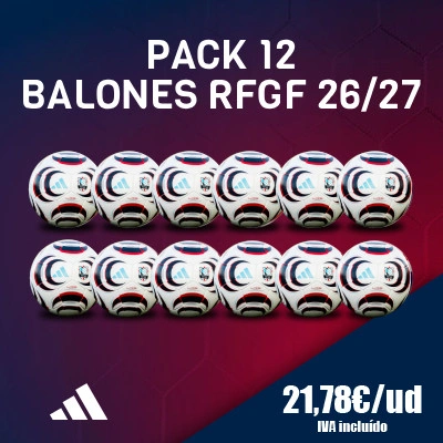 Pallone Pack 12 unidades RFGF 2026-2027