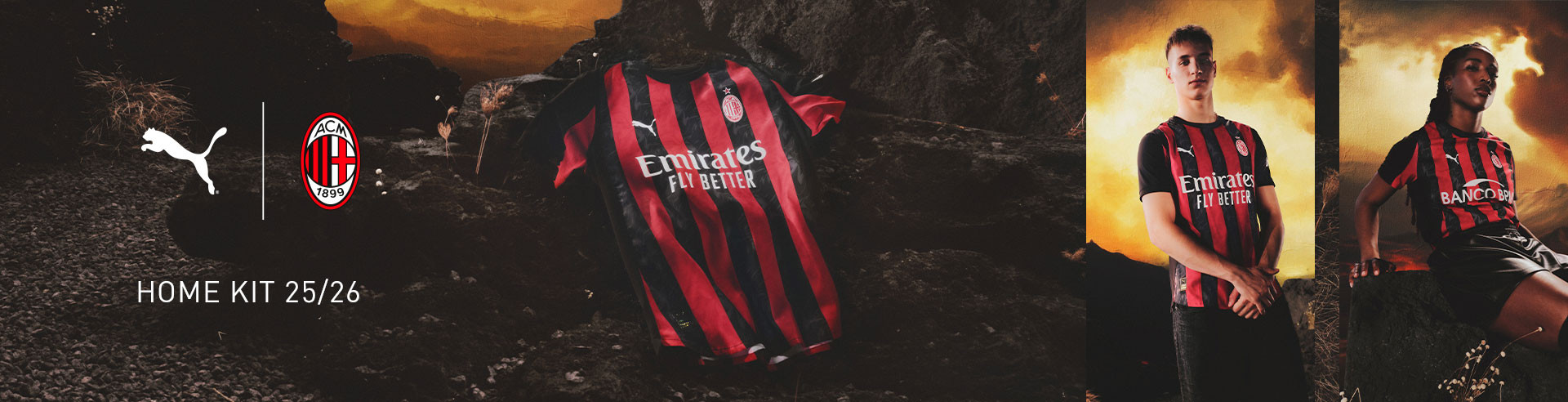 puma ac milan home kit 25 26 it