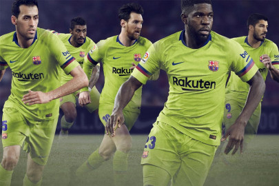La seconda maglia del Barcellona 2018/2019