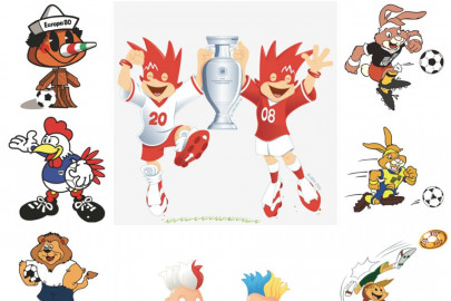 Tutte le mascotte ufficiali dei campionati europei di calcio