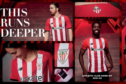 Le nuove maglie dell'Athletic Club 2021/22