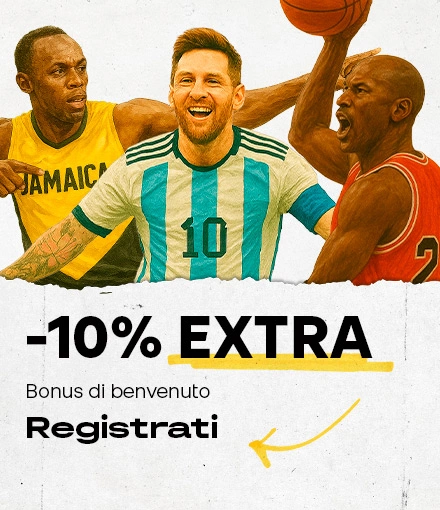 10% Extra di sconto: Bonus di benvenuto