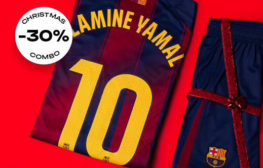Pantaloncini: -30% con l'acquisto di una maglia ufficiale.